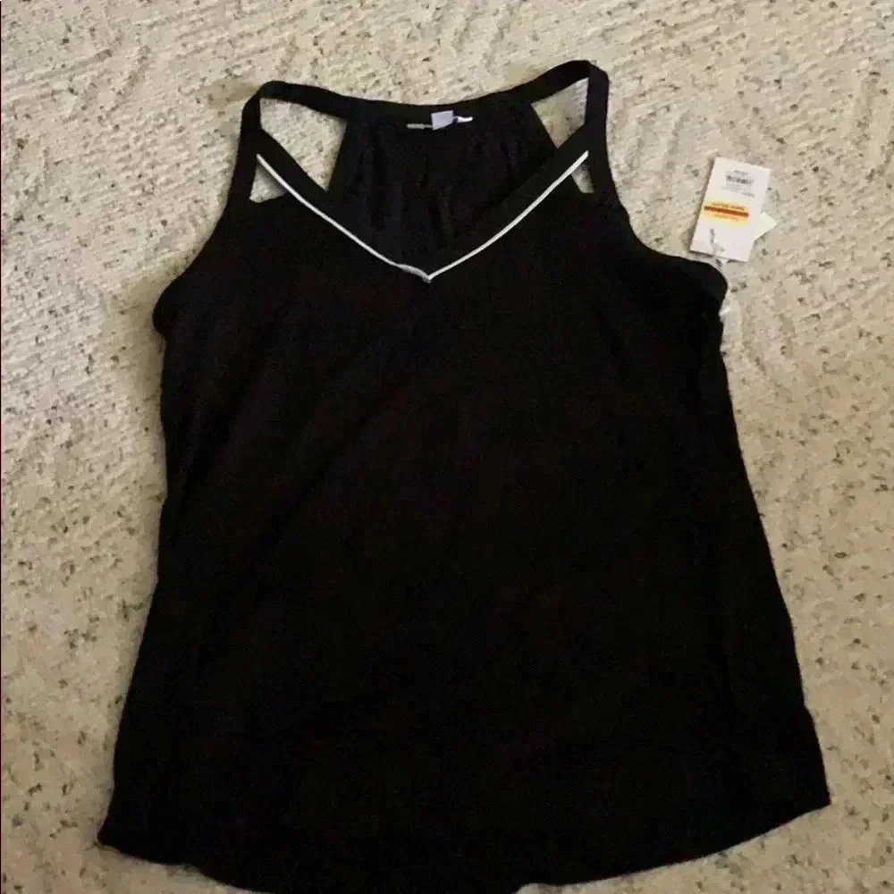 Candies black with a little bling tank top size XS